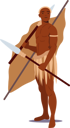 پیش‌نمایش فایل war-warrior-holding-spear-and-shield-4981383 از پک افراد با سبک وینتیج