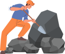 پیش‌نمایش فایل labor-extracting-coal-using-shovel-4981029 از پک حرفه