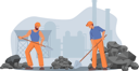 پیش‌نمایش فایل labor-working-at-coal-mining-site-4981025 از پک حرفه