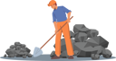 پیش‌نمایش فایل man-digging-soil-to-extract-coal-4981028 از پک حرفه