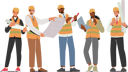 پیش‌نمایش فایل team-of-builders-having-a-discussion-4981015 از پک حرفه