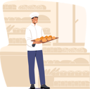 پیش‌نمایش فایل worker-serving-fresh-bakery-products-4981024 از پک حرفه