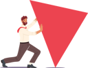 پیش‌نمایش فایل business-man-pushing-triangular-shape-5158633 از پک افراد کسب و کار