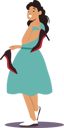 پیش‌نمایش فایل little-girl-hold-heeled-shoes-in-hands-5273467 از پک کودکان و خانواده