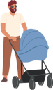 پیش‌نمایش فایل man-walking-with-child-in-stroller-5273464 از پک کودکان و خانواده