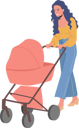 پیش‌نمایش فایل young-woman-walking-with-carriage-5273466 از پک کودکان و خانواده