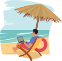 پیش‌نمایش فایل businessman-working-on-vacation-5273499 از پک افراد