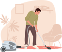 پیش‌نمایش فایل male-with-vacuum-cleaner-in-living-room-5273494 از پک افراد