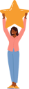 پیش‌نمایش فایل woman-holding-star-5273485 از پک افراد