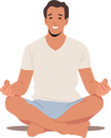 پیش‌نمایش فایل man-meditating-5273517 از پک ورزشی