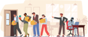 پیش‌نمایش فایل boss-replacing-employees-with-robot-5550778 از پک افراد کسب و کار