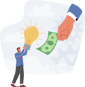 پیش‌نمایش فایل businessman-selling-idea-5550762 از پک افراد کسب و کار