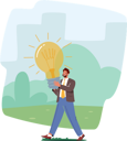 پیش‌نمایش فایل businessman-with-idea-5550766 از پک افراد کسب و کار