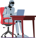 پیش‌نمایش فایل robot-working-in-office-5550782 از پک افراد کسب و کار