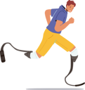 پیش‌نمایش فایل amputee-man-run-marathon-5550921 از پک ورزش افراد دارای معلولیت
