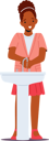 پیش‌نمایش فایل african-little-girl-washing-hands-5551193 از پک بچه‌ها / کودکانه