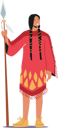 پیش‌نمایش فایل american-woman-with-spear-5551259 از پک ملیت‌ها