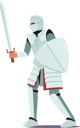 پیش‌نمایش فایل medieval-knight-wear-armor-holding-sword-5551870 از پک افراد با سبک وینتیج