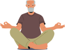 پیش‌نمایش فایل elderly-man-doing-meditation-in-lotus-pose-5683073 از پک افراد سالمند