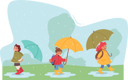 پیش‌نمایش فایل kids-holding-umbrella-in-rain-5683199 از پک کودکان و خانواده