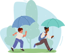 پیش‌نمایش فایل kids-running-with-umbrella-in-hand-5683200 از پک کودکان و خانواده