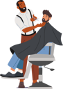 پیش‌نمایش فایل barber-shaping-beard-of-the-client-6497226 از پک زیبایی و مد