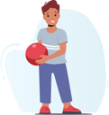 پیش‌نمایش فایل boy-playing-with-bowling-ball-6497601 از پک فعالیت ورزشی