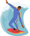 پیش‌نمایش فایل man-enjoying-surfing-6497570 از پک فعالیت ورزشی
