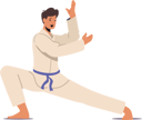پیش‌نمایش فایل man-wearing-kimono-doing-karate-6497608 از پک فعالیت ورزشی