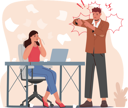 پیش‌نمایش فایل angry-boss-show-on-wrist-watch-scolding-and-rebuking-incompetent-female-employee-remind-of-deadline-6497267 از پک افراد کسب و کار