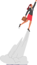 پیش‌نمایش فایل business-woman-manager-take-off-in-sky-6497248 از پک افراد کسب و کار