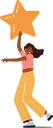 پیش‌نمایش فایل woman-holding-star-6497239 از پک افراد کسب و کار