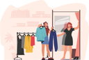 پیش‌نمایش فایل girl-helping-friend-in-changing-room-6497562 از پک خرید