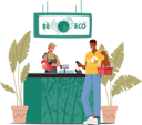 پیش‌نمایش فایل man-buying-at-grocery-store-6497555 از پک خرید