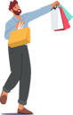 پیش‌نمایش فایل man-happy-after-doing-shopping-6497551 از پک خرید