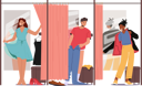 پیش‌نمایش فایل people-trying-on-clothes-in-changing-room-6497563 از پک خرید