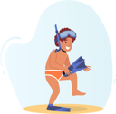 پیش‌نمایش فایل boy-wearing-flippers-while-going-for-snorkeling-6497503 از پک فعالیت‌های کودکان