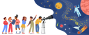 پیش‌نمایش فایل children-explore-outer-space-through-telescope-6497497 از پک فعالیت‌های کودکان