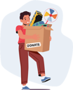 پیش‌نمایش فایل little-boy-with-donation-box-6497640 از پک داوطلب‌ها