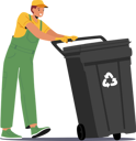 پیش‌نمایش فایل scavenger-pull-litter-bin-6497416 از پک محیط زیست