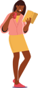 پیش‌نمایش فایل african-girl-reading-book-with-coffee-6497354 از پک آموزش و پرورش