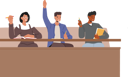 پیش‌نمایش فایل students-listening-lecture-in-college-hall-6497347 از پک آموزش و پرورش