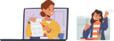 پیش‌نمایش فایل children-studying-online-at-home-7933477 از پک بچه‌ها / کودکانه