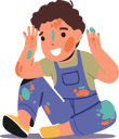 پیش‌نمایش فایل cute-little-child-in-dirty-clothes-covered-with-dye-stains-7933447 از پک بچه‌ها / کودکانه