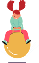 پیش‌نمایش فایل girl-jumping-on-fitness-ball-on-playground-7933457 از پک بچه‌ها / کودکانه