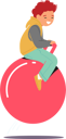 پیش‌نمایش فایل kid-jumping-on-fitness-ball-7933454 از پک بچه‌ها / کودکانه