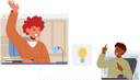 پیش‌نمایش فایل kids-studying-remotely-7933476 از پک بچه‌ها / کودکانه