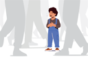 پیش‌نمایش فایل little-child-get-lost-in-public-place-7933458 از پک بچه‌ها / کودکانه