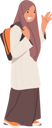 پیش‌نمایش فایل arab-schoolgirl-wear-national-dress-and-go-school-7933276 از پک کودکان