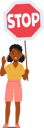 پیش‌نمایش فایل black-girl-holding-stop-road-sign-7933249 از پک کودکان